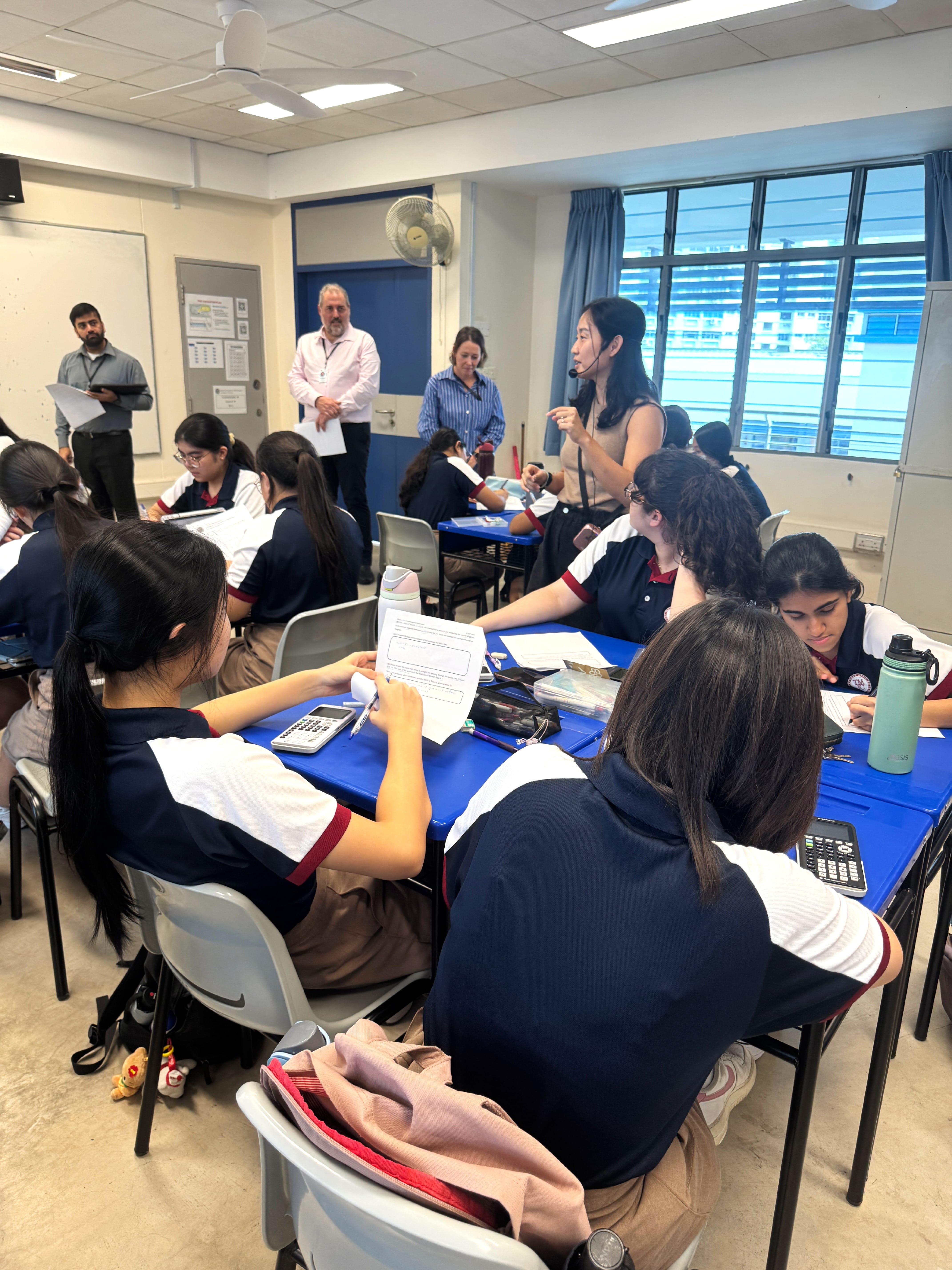 AMT delegates observing our Mathematics teachers in action